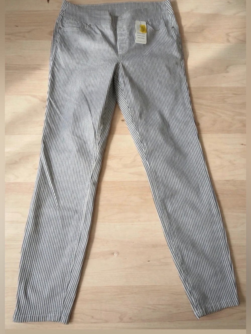 Westbound striped stretched - Blue/White Stripe size 8short